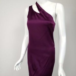 Alice + Olivia NWT silk one shoulder dress